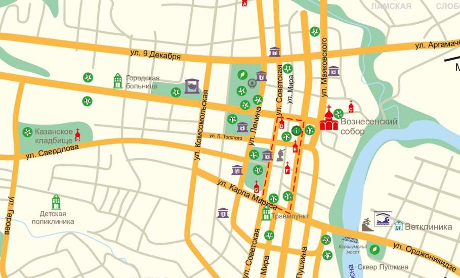 Внимание! Парковка для авто завтра будет на Красной площади в Ельце на время гуляний!