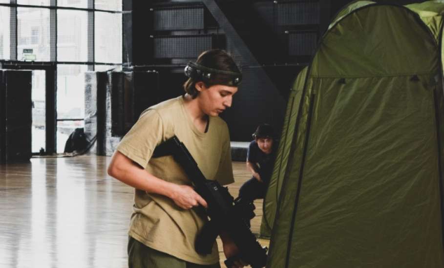 Лазертаг во Дворце Спорта Александра Петрова