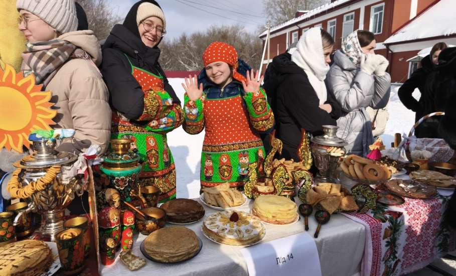 Широкая Масленица в Елецком медицинском колледже им. К. С. Константиновой