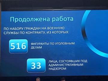 516 фигурантов уголовных дел заключили контракты на военную службу