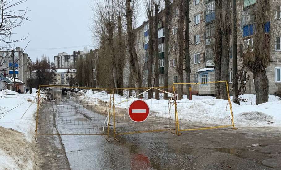 Внимание! В Ельце временное прекращение движение автотранспорта в Засосне!