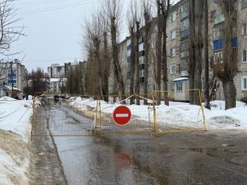 Внимание! В Ельце временное прекращение движение автотранспорта в Засосне!