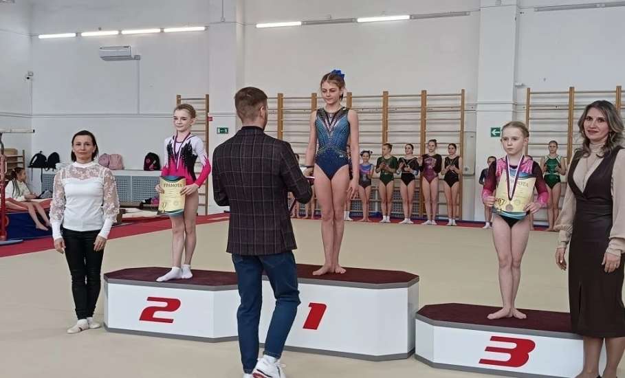 Гимнасты из Ельца отличились на соревнованиях в Липецке