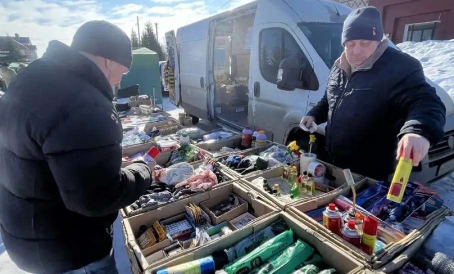 Сегодня, 7 марта, в посёлке Солидарность прошла универсальная ярмарка