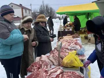 Сегодня, 7 марта, в посёлке Солидарность прошла универсальная ярмарка