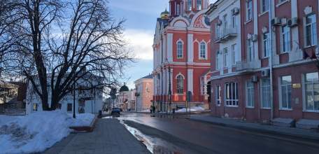 Сегодня в Ельце местами высохла дорога и тротуары