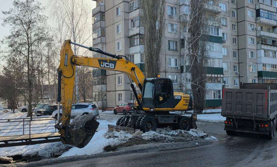 Вячеслав Жабин: Приступили к расчистке берегов ручья Лучок для обеспечения беспрепятственного прохождения талых вод