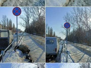 В Ельце продолжается установка новых дорожных знаков