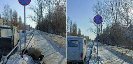 В Ельце продолжается установка новых дорожных знаков