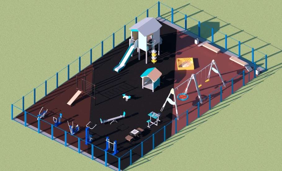 В этом году запланировано выполнение работ по обустройству детской игровой площадки по ул. Дальняя в д.Урывки