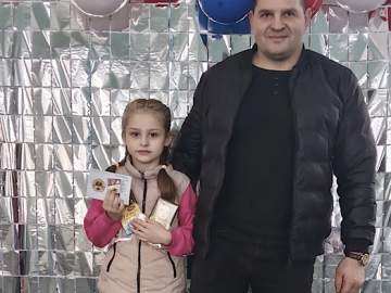 В спортшколе №1 - награждение юной спортсменки