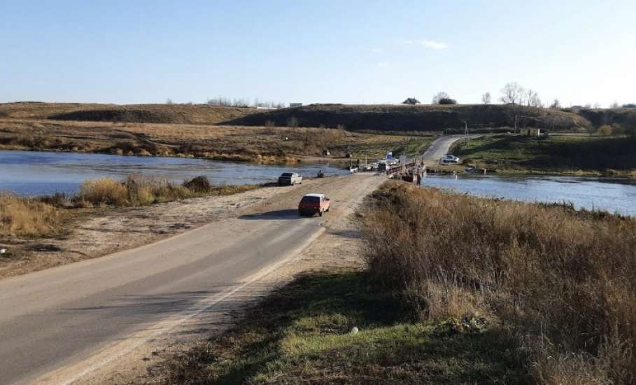 Понтонный мост через Дон в Замятино отведут на время паводка к одному из берегов