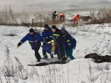 Вячеслав Жабин - &laquo;Сегодня на реке Быстрая Сосна под лед провалился мужчина!&raquo;