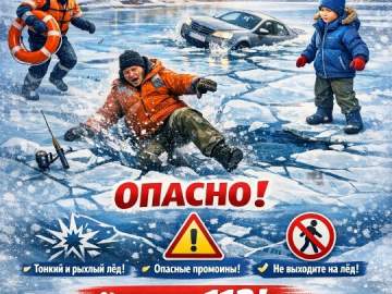 Весенний лёд опасен для жизни!