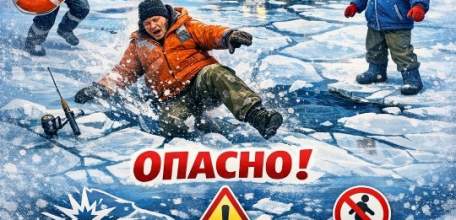 Весенний лёд опасен для жизни!