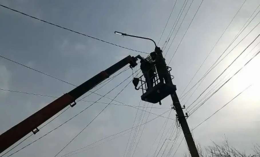 Уличное освещение: итоги работ за вчерашний день