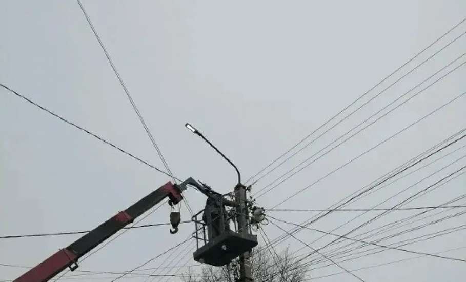 Уличное освещение: итоги работ за вчерашний день