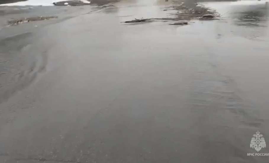 Низководный мост подтопило в Измалковском округе!