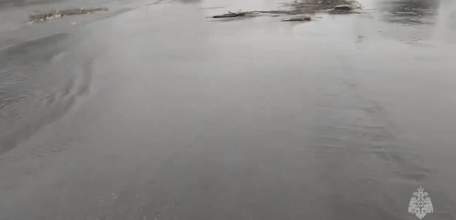 Низководный мост подтопило в Измалковском округе!