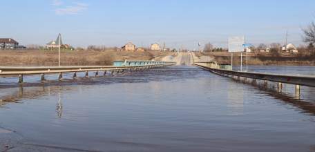 В Елецком районе полностью затопило мост!
