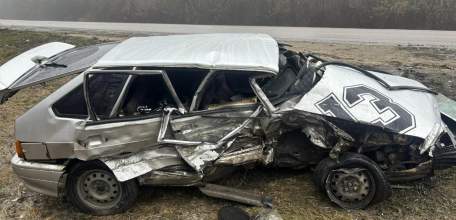 В Елецком районе в столкновении с иномаркой пострадали три пассажира и водитель ВАЗа