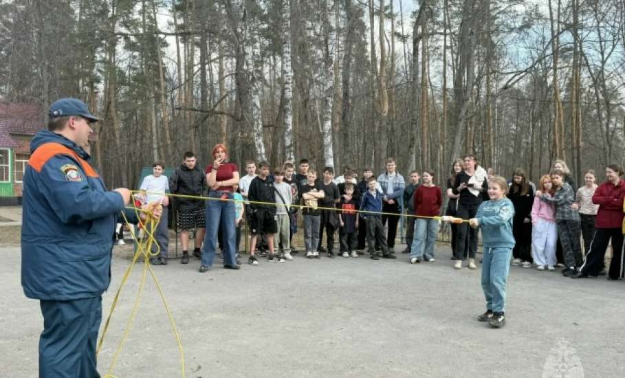Инспекторы центра ГИМС навестили отдыхающих детского оздоровительного центра &laquo;Белая Берёзка&raquo;