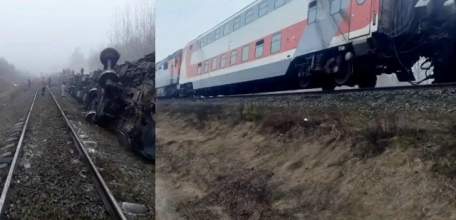 Семь вагонов пассажирского поезда сошли с рельсов под Ульяновском
