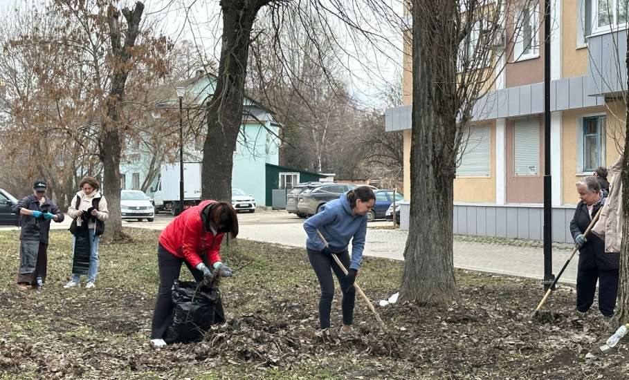 В Ельце сегодня проходит субботник