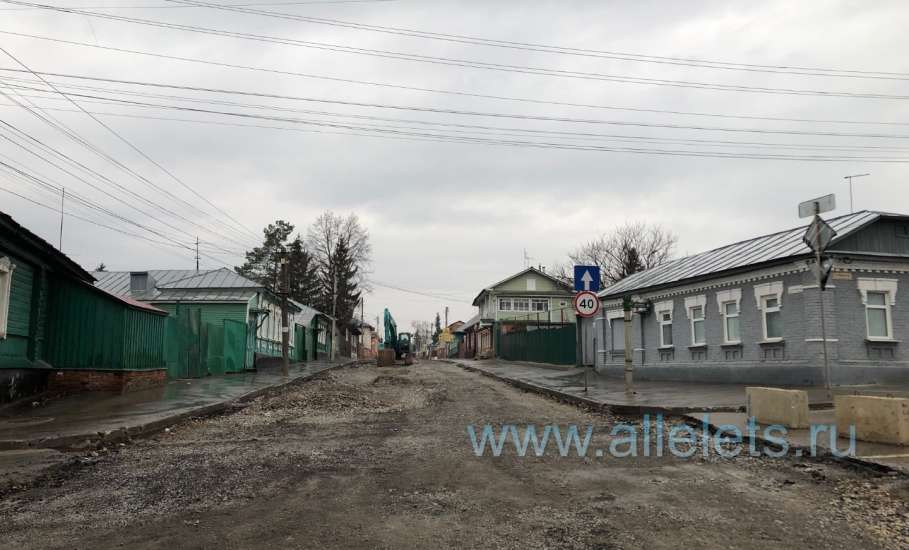 Улица Карла Маркса в Ельце. Примерно по таким дорогам в старину передвигались на лошадях!