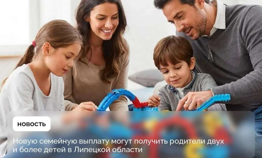 Семьи с детьми из Липецкой области могут получить новую выплату от Соцфонда.