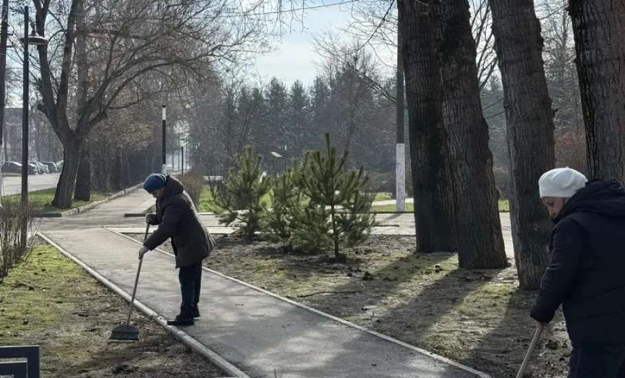 В Ельце проходят субботники