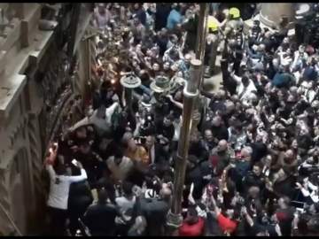 Сегодня, 11 апреля, в храме Воскресения Христова в Иерусалиме сошел Благодатный огонь!