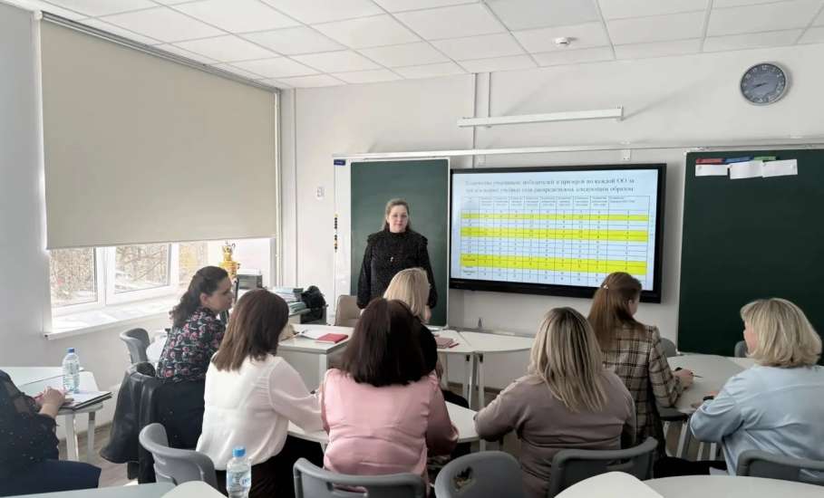 Учителя английского языка встретились на заседании в лицее №5