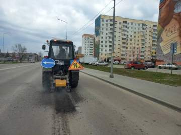 В Ельце начался ямочный ремонт горячим асфальтом