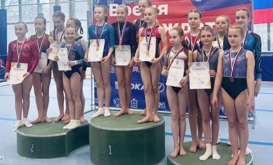 Соревнования по спортивной гимнастике в Московской области прошли успешно для елецких спортсменов