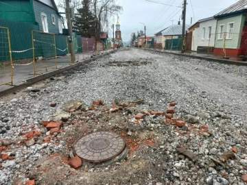 В центре Ельца продолжаются масштабные работы по модернизации сетей