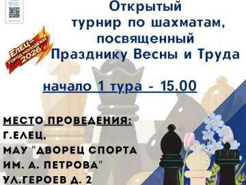 СПОРТИВНАЯ АФИША. Шахматы