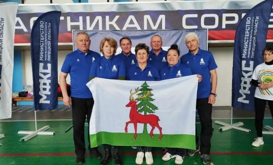 Команда из Ельца заняла призовое место на Спартакиаде пенсионеров Липецкой области!