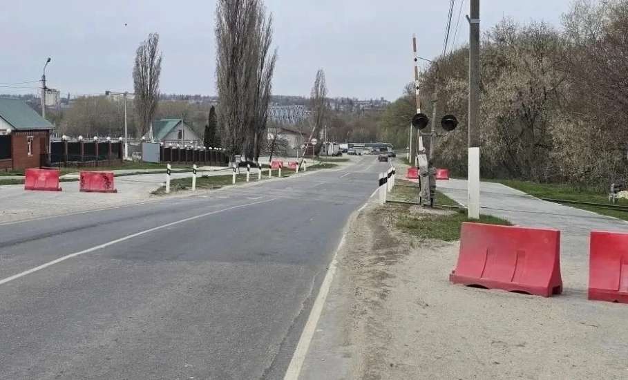 Схема организации дорожного движения при проведении ремонтных работ на ЖД переезде ООО &laquo;Елецизвесть&raquo; на улице Задонской г. Ельца