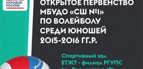 В Ельце пройдёт первенство по волейболу