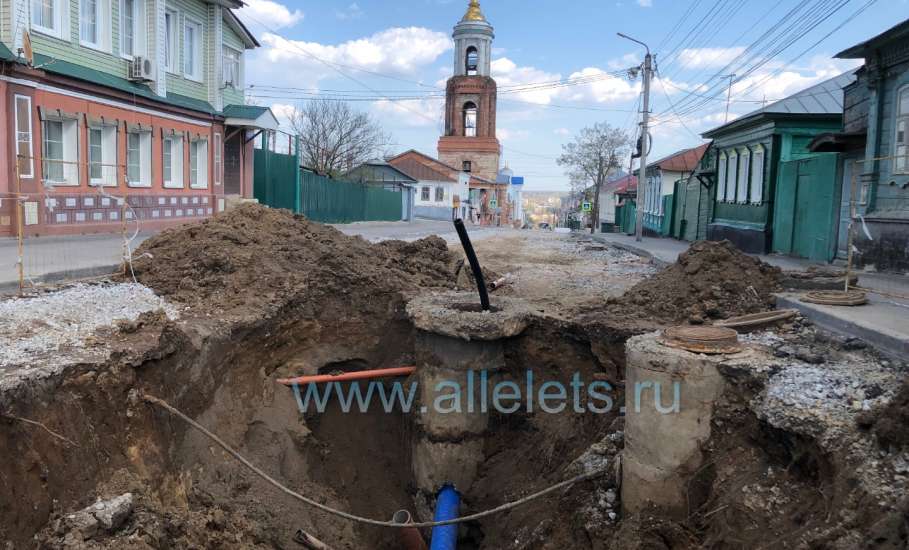 Ремонт многострадальной улицы Карла Маркса продолжается в Ельце