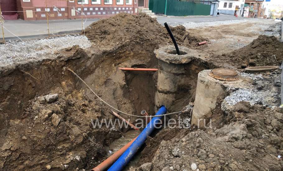 Ремонт многострадальной улицы Карла Маркса продолжается в Ельце