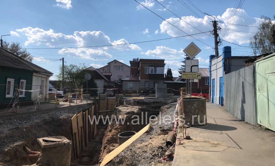 Ремонт многострадальной улицы Карла Маркса продолжается в Ельце