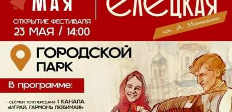 &laquo;Играй, гармонь Елецкая!&raquo; &mdash; проведём выходные с музыкой и плясками!