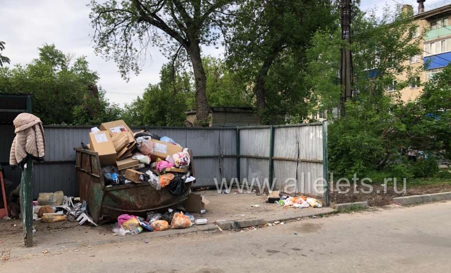 Своевременного вывоза мусора в Ельце нет до сих пор!
