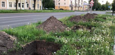 По улице Коммунаров начались раскопки!