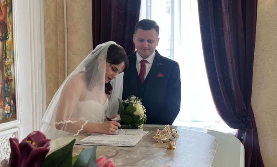 Поздравляем с Днём бракосочетания!  Владислава и Дану, Павла и Анастасию