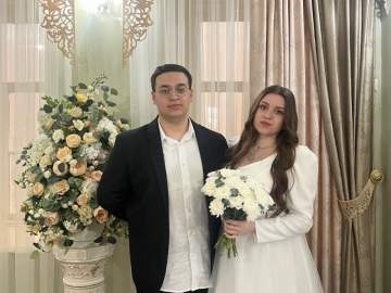 Поздравляем с Днём бракосочетания!  Владислава и Дану, Павла и Анастасию