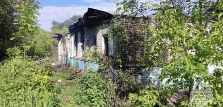 В Становлянском округе сгорел жилой дом