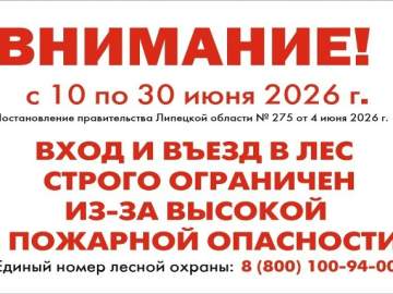 С 10 июня шлагбаумы закроют въезды в леса!